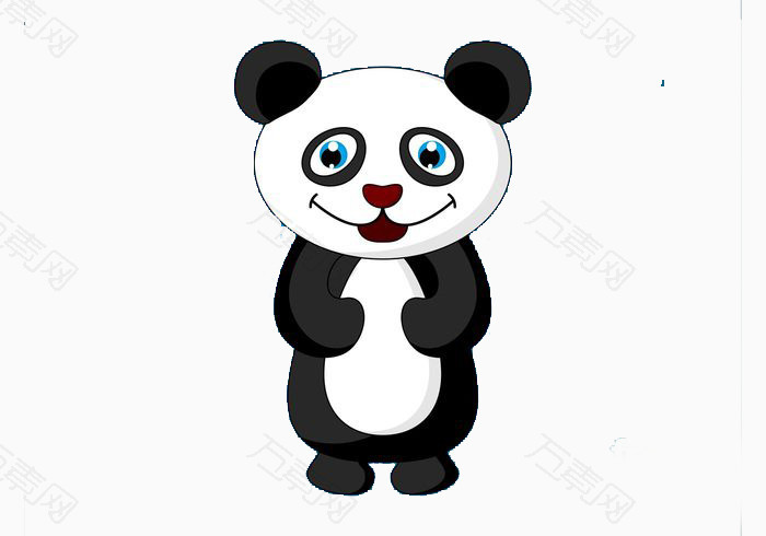 快乐卡通熊猫