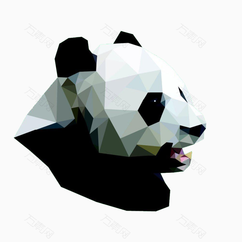 折纸熊猫图片高清免扣素材