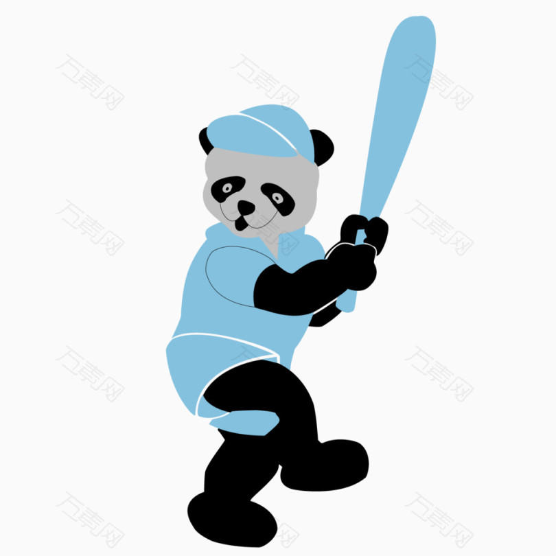 打棒球的熊猫