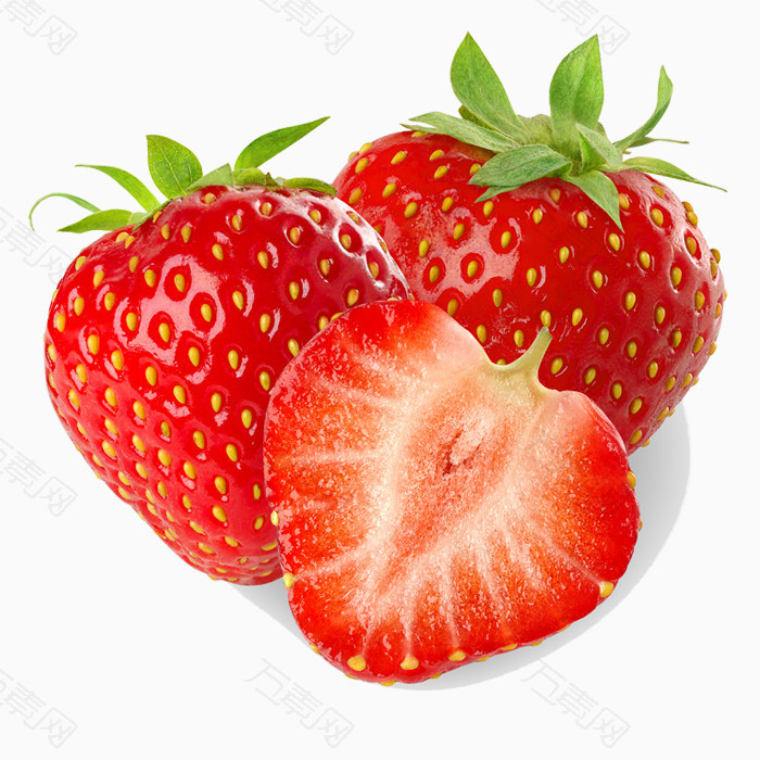 新鲜红色草莓图片