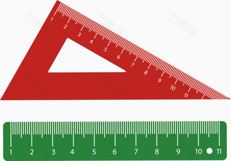 尺子矢量图