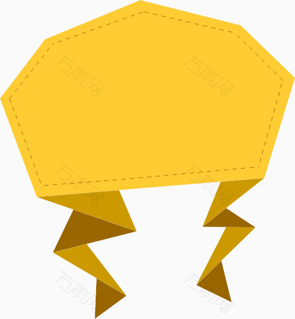 黄色折纸