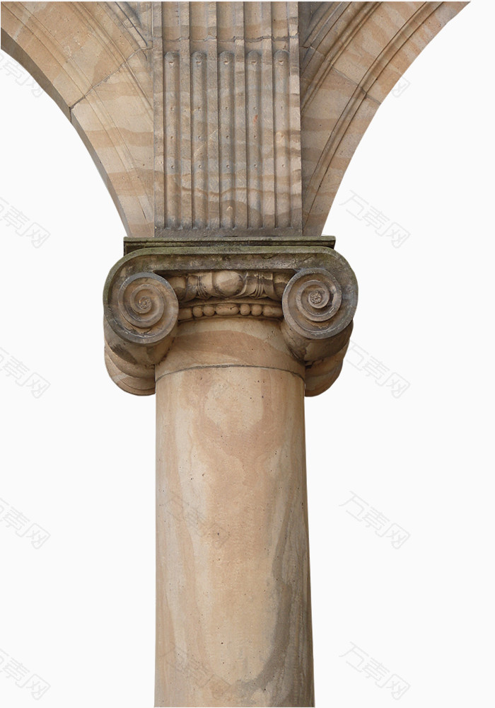 欧洲哥特式风格石头梁柱