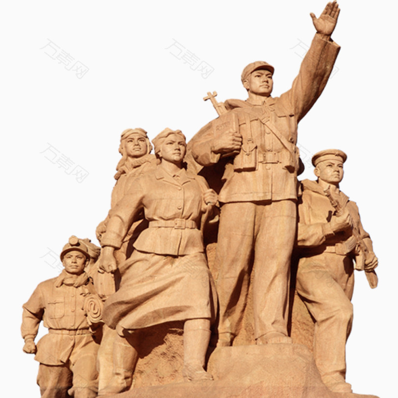 中国军人雕塑