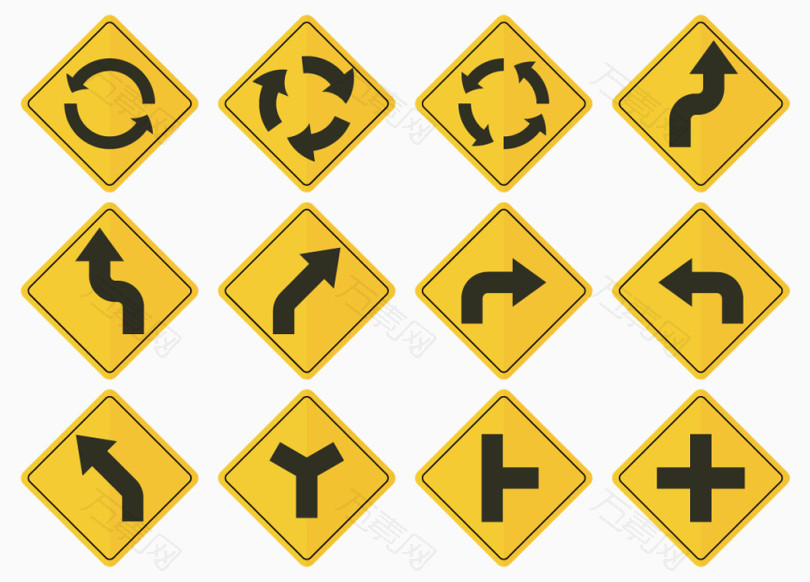 道路符号箭头