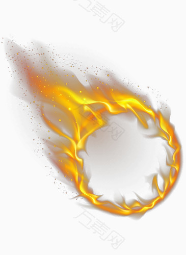 火焰圆环免抠PNG图片