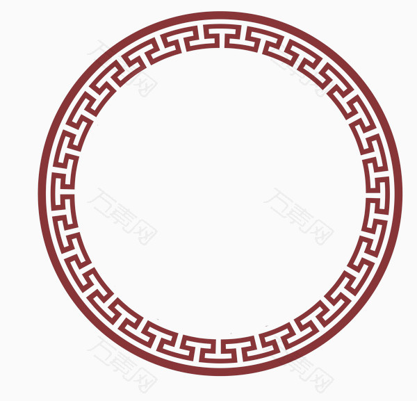 中国风古典圆边框