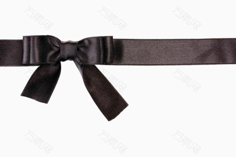 黑色包装丝带
