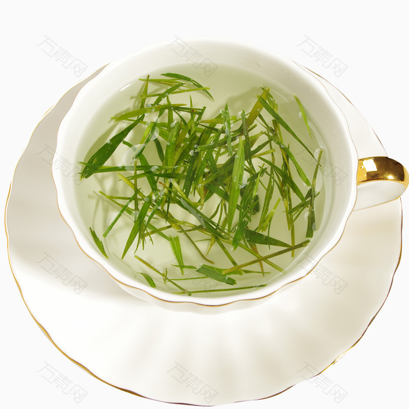 一杯竹叶茶