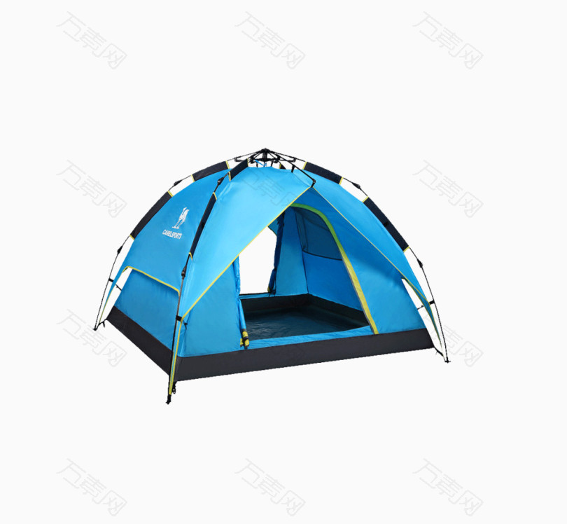 骆驼帐篷蓝色帐篷