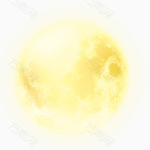 中秋节高清多图层素材月亮