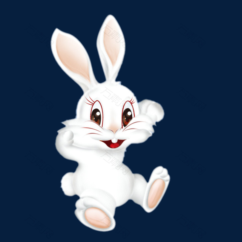 2023兔年生肖兔雪白兔子