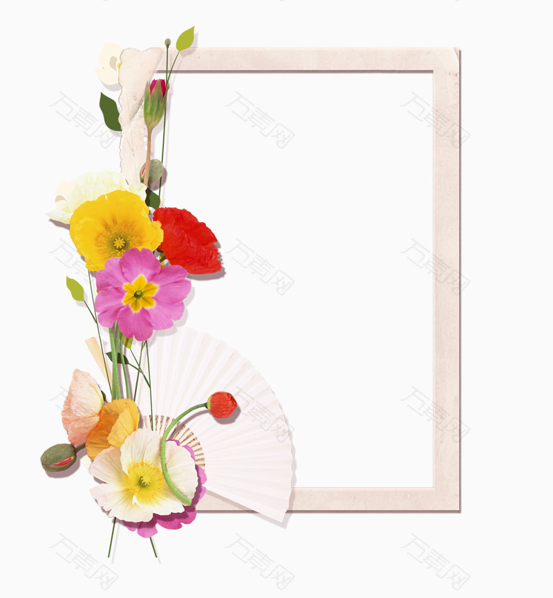 花朵画框
