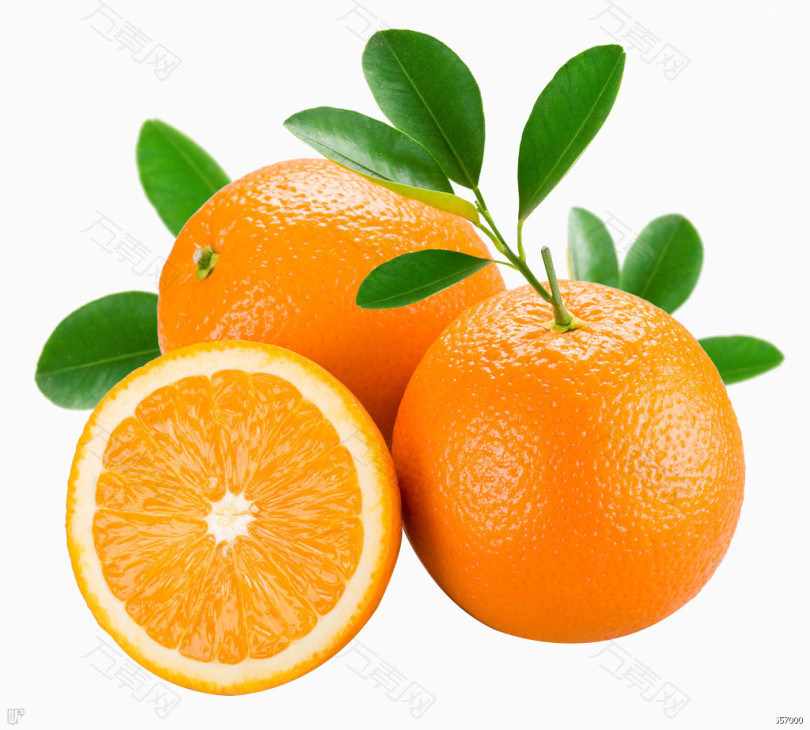 新鲜橙子橙汁健康水果
