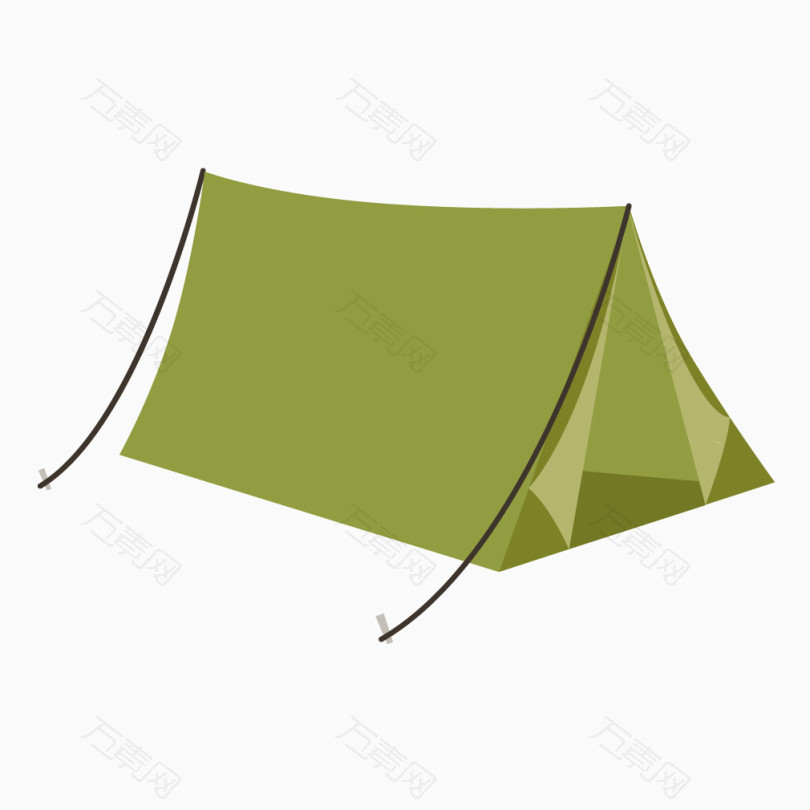 绿色野营户外帐篷
