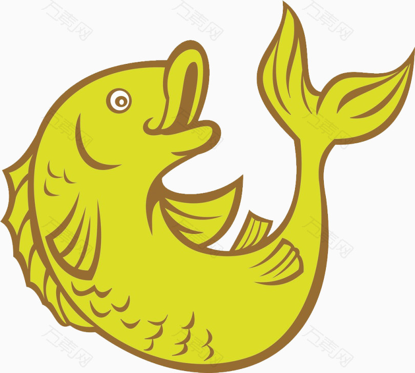 鱼水生物水族动物卡通
