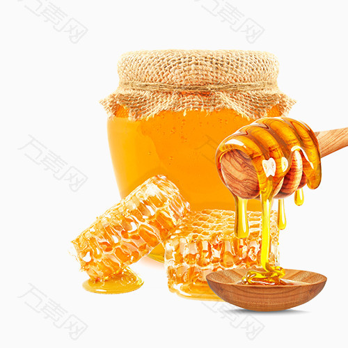 动感液态蜂蜜png素材
