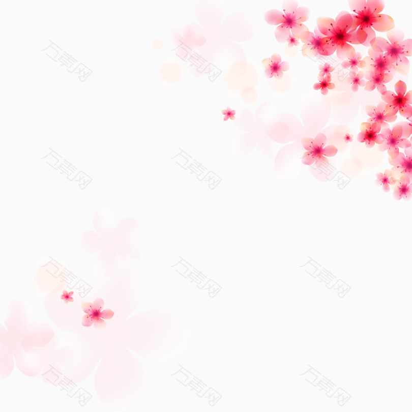 粉色樱花素材