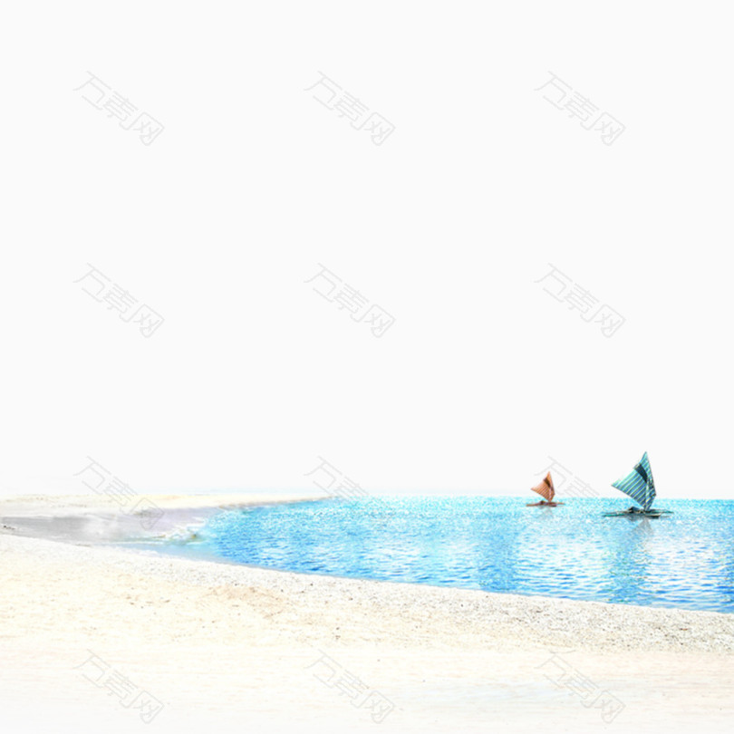 海边沙滩船