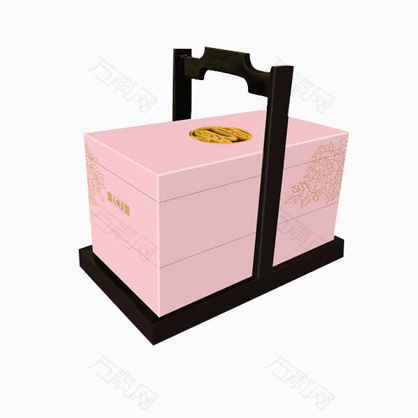 粉色简单包装盒