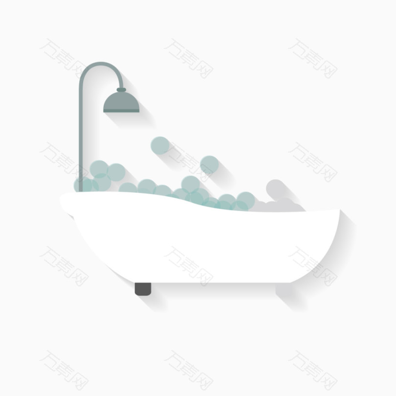 白色浴盆