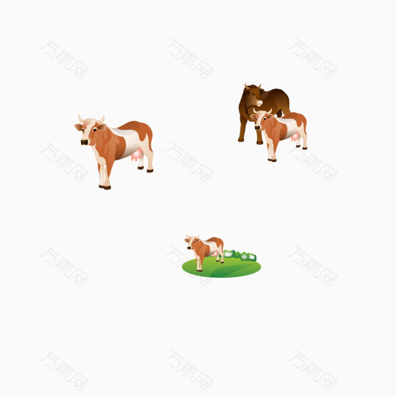 奶牛农业PNG图标