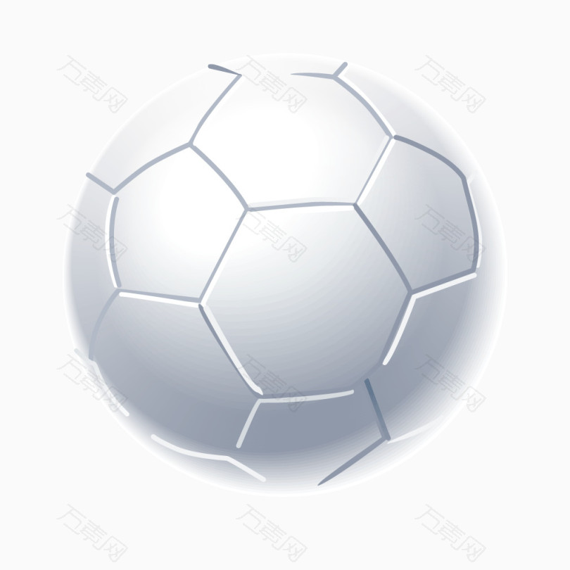 白色足球圆形运动