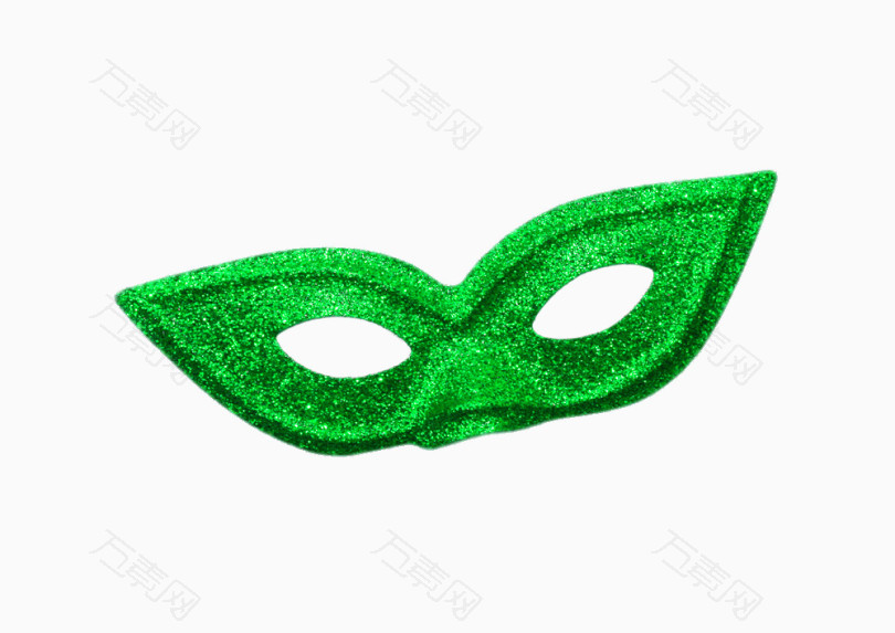高清绿色面具