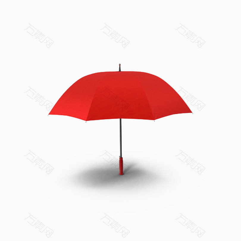 打开一把红雨伞