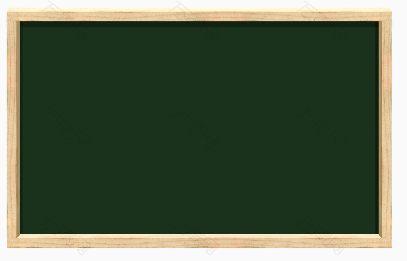 墨绿色空白黑板