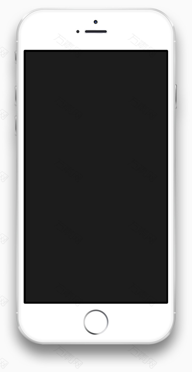 苹果6手机黑屏手机模型