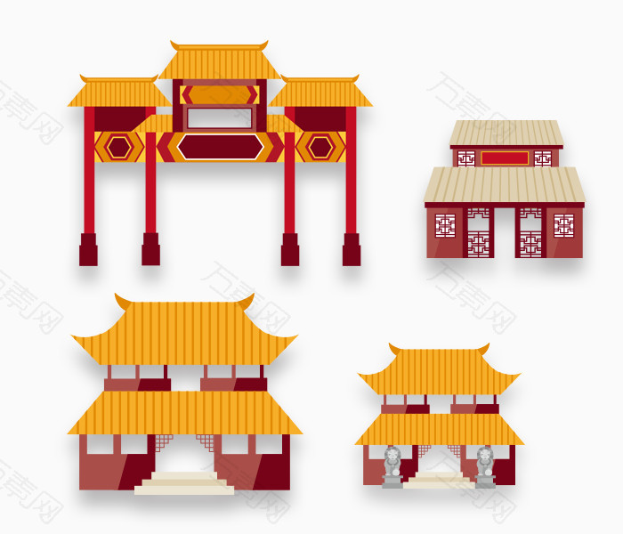 中国风古典房屋建筑