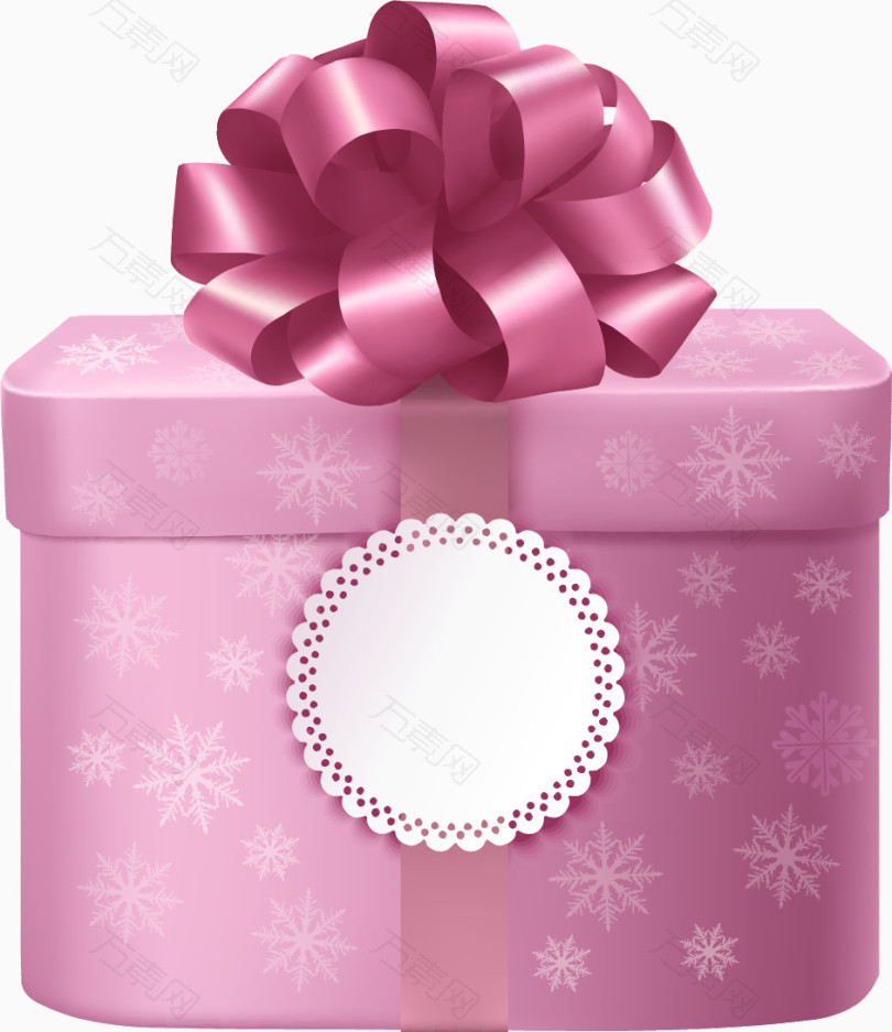 粉色包装精美立体礼盒