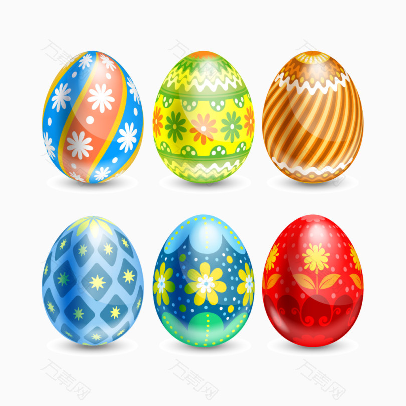 复活节彩蛋设计矢量素材