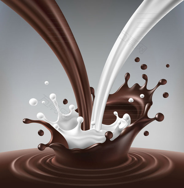 巧克力牛奶混合