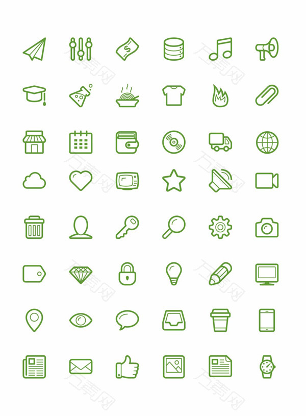 绿色全套icon
